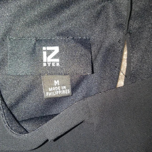 4/$15 iZ Byer Mini Black and White Chevron Paterned Size Medium Dress - Picture 4 of 9